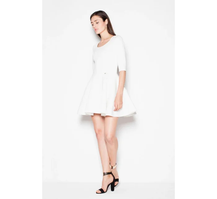 Dámské společenské šaty model 18543880 ecru - Venaton