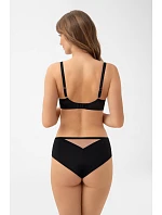 Podprsenka s kosticami G001 čierna - Gorsenia