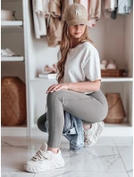Dámské sportovní legíny tmavě šedé Dstreet model 21986813 - FashionStreet Dámské sportovní legíny tmavě šedé Dstreet model 21986813 - FashionStreet