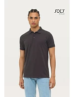 SOL'S Prime Men Pánske polo tričko z hrubej bavlny 25.0571 šedá melírovaná SOL'S Prime Men Pánske polo tričko z hrubej bavlny 25.0571 šedá melírovaná