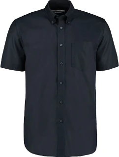 Kustom Kit KK 350 (18,5–23) Pracovná košeľa Oxford s krátkym rukávom 43.350X, farba french navy