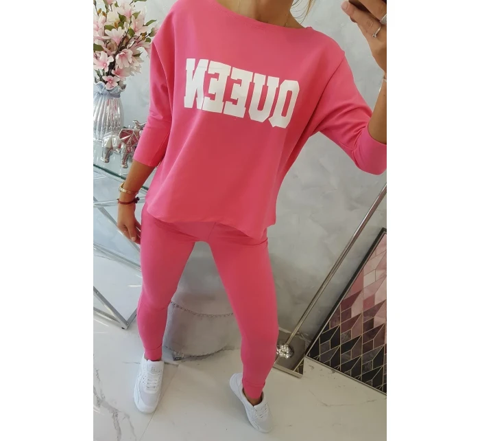 Sada s potiskem Queen fuchsia Sada s potiskem Queen fuchsia