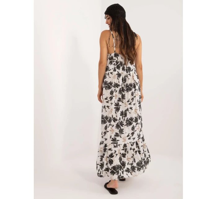 Šaty DHJ SK 7772.25 biela a čierna