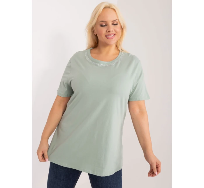 Blúzka PM BZ GW2380.54 pistácií