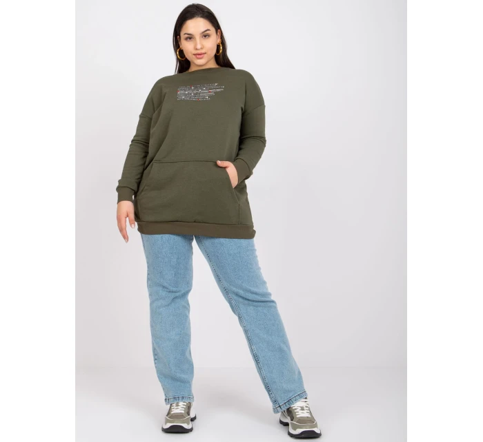 Mikina RV BL 7124.01 khaki