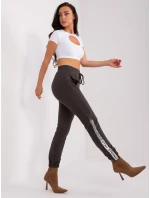 Spodnie dresowe RV DR model 18843730 ciemny khaki - FPrice Spodnie dresowe RV DR model 18843730 ciemny khaki - FPrice