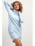 Dámske šaty T376/5 svetlo modrá - Tessita
