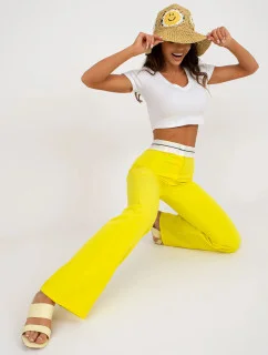 Nohavice Florence 6971.44P žlté - FPrice