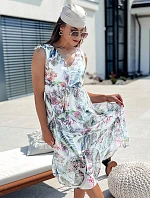 ROSALIE šaty biele FashionStreet EY2527