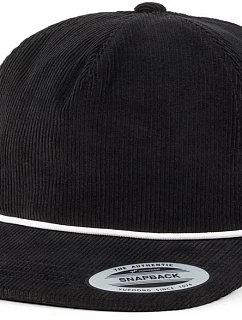 Flexfit 6502CD 5-panelová čiapka „Corduroy“ 55.02CD čierna