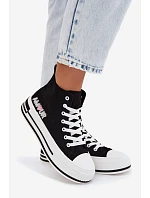 Dámské vysoké tenisky na platformě Černé model 22107450 - Boto