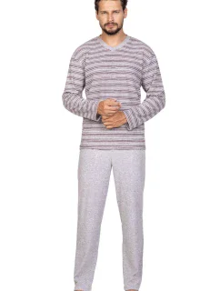 Pánske pyžamo 589 brown - REGINA