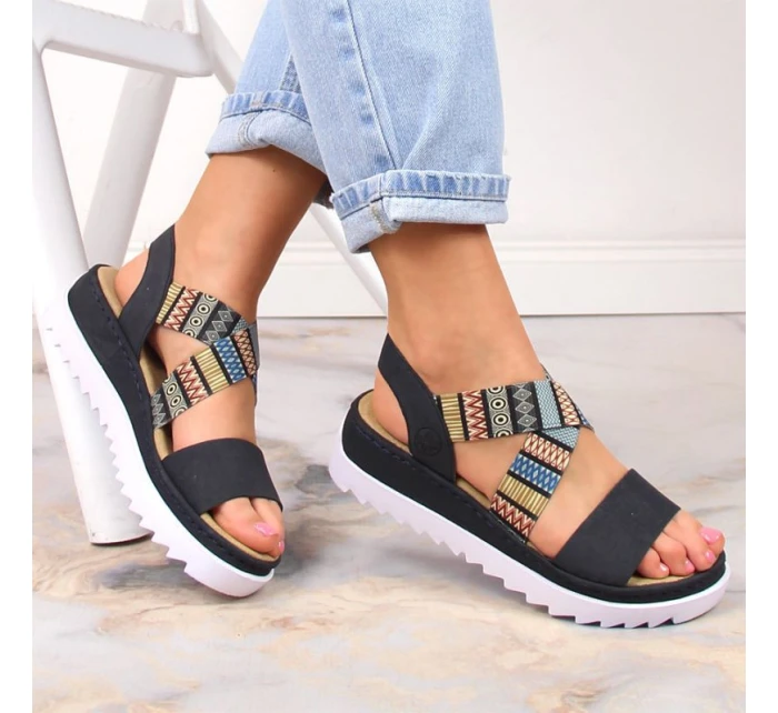 Sandále Rieker V44G8-14 W RKR533A