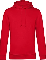 B&C Inspire Hooded_° Pánska mikina s kapucňou 01.U33B červená