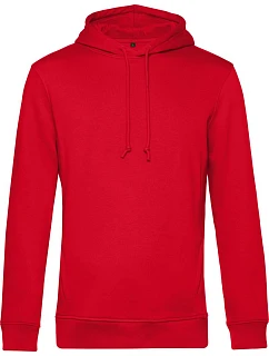 B&C Inspire Hooded_° Pánska mikina s kapucňou 01.U33B červená
