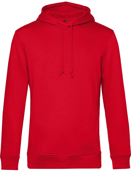 B&C Inspire Hooded_° Pánska mikina s kapucňou 01.U33B červená B&C Inspire Hooded_° Pánska mikina s kapucňou 01.U33B červená