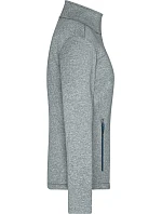 JN Dámská 2vrstvá melanžová softshell bunda 02. dark model 22530628 - Daiber