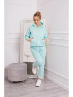 Teplá súprava s mikinou viazanou na spodnú časť mäty Teplá súprava s mikinou viazanou na spodnú časť mäty