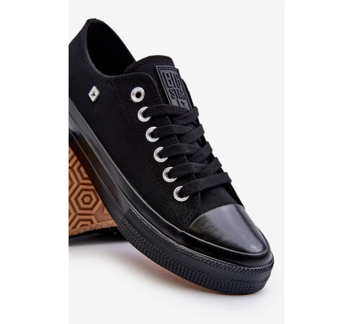 Mužské nízké tenisky Big Star model 21654607 Černé - Big Star Shoes