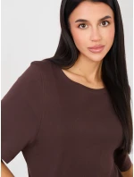 Tričko RV TS A1090.30 tmavohnedé