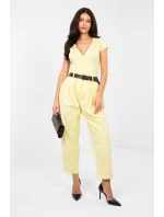 Šnúrové nohavice model 224382 Taliansko Moda