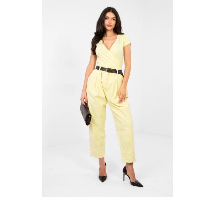 Šnúrové nohavice model 224382 Taliansko Moda