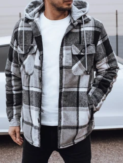 Pánska bunda s kapucňou čierna FashionStreet TX4958