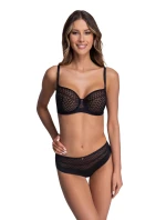 Dámská podprsenka 2102 model 20151937 black plus - Ava