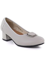 Semišové papuče na platforme Potocki W WOL105C hnedé