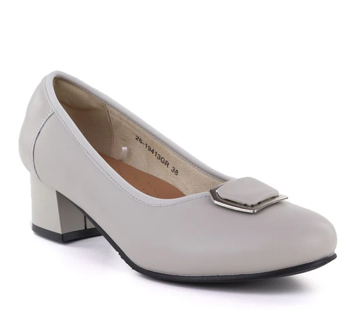 Semišové papuče na platforme Potocki W WOL105C hnedé