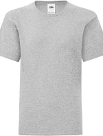 Fruit of the Loom Kids Iconic 150 T Detské tričko 16.1023 melírovaná šedá
