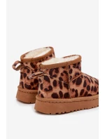 Dětské sněhule vyhřívané s Panterka Hnědé model 21718620 - Boto