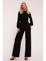 S420 Kombinéza s volánom - čierna
