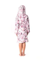 Detský župan Toya s kapucňou ružový - Vestis Detský župan Toya s kapucňou ružový - Vestis