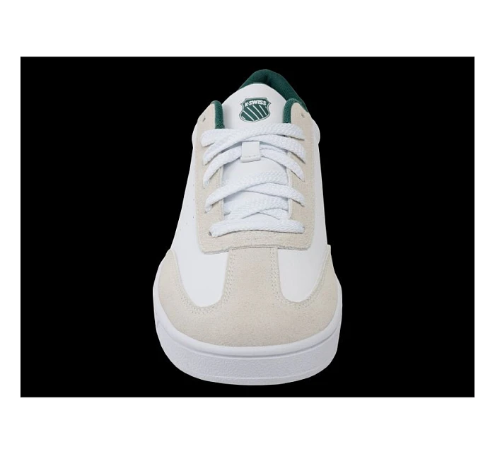 Tenisky K-swiss COURT BALBOA WHITE/CLOUD DANCER/POSY GREEN-M (04735-168-M)