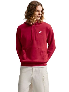 Pánska mikina Nike Club BB červená FN3859 608