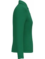 K 244 Dámské piqué polo s dlouhým rukávem model 22507070 kelly green - Kariban