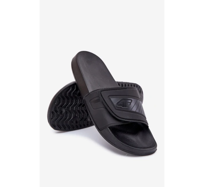 Pánské sandály Na Suchý zip model 21664822 Černé - 4F