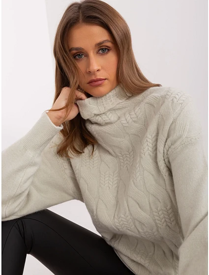 Sweter AT SW model 19309530 mietowy - FPrice