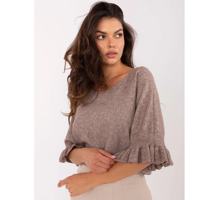 Sweter IT SW model 21302604 ciemny bezowy - FPrice