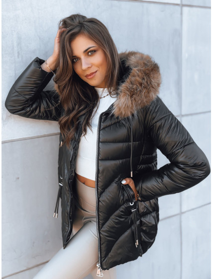 Dámska zimná bunda INDIGO STAR zimný kabát čierny Dstreet TY3826