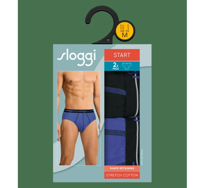 sloggi men Start Midi C2P box - MULTIPLE COLOURS 5 - SLOGGI MULTIPLE COLOURS 5 - SLOGGI