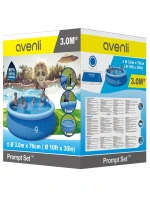 ROZŤAHOVACÍ BAZÉN S NAFUKOVACOU PRÍRUBOU 300X76CM 17793