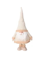 ZLATÉ MEDVEDE NA TELESKOPICKÝCH NOHÁCH 30X18X100CM ZLATÉ