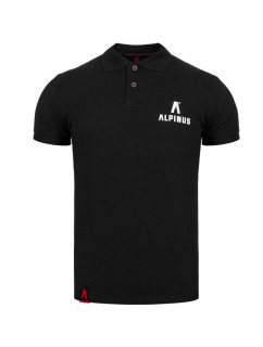 Alpinus pánske polo tričko Wycheproof čierne M ALP20PC0045