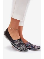 Kožené Baletky Se Vzorem model 21693645 Černé - Maciejka