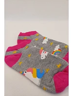 Dětské kotníkové ponožky model 22044995 šedé - Milena