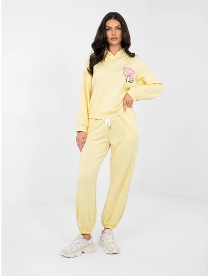 Spodnie dresowe IT DR model 22067074 jasny żółty - FPrice