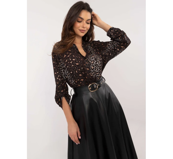 Košeľa TW KS BI 7175a.25 tmavosivá Košeľa TW KS BI 7175a.25 tmavosivá