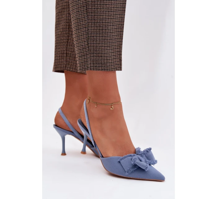 Sandále na podpätku model 224469 Vykročte štýlovo